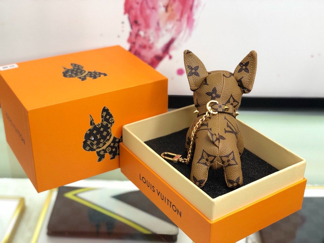 Lv puppy keychain discount